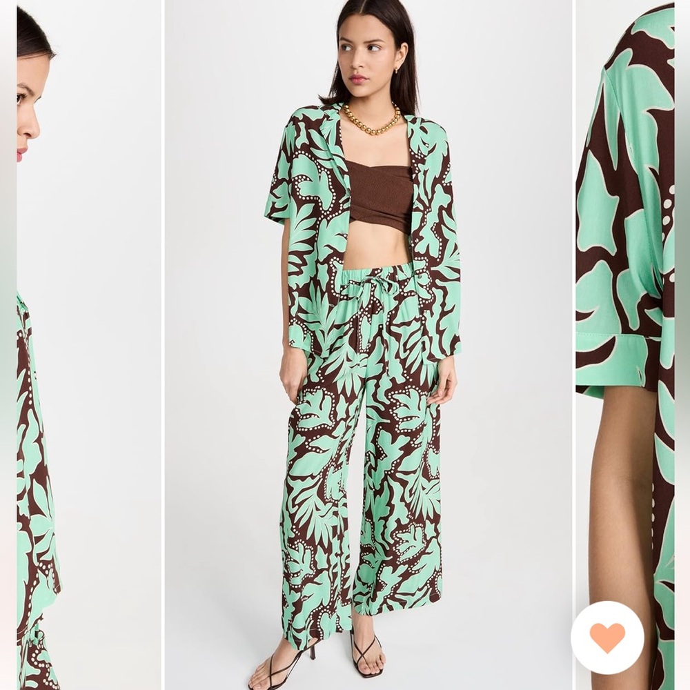 Set -Mink pink kelani shirt & pants